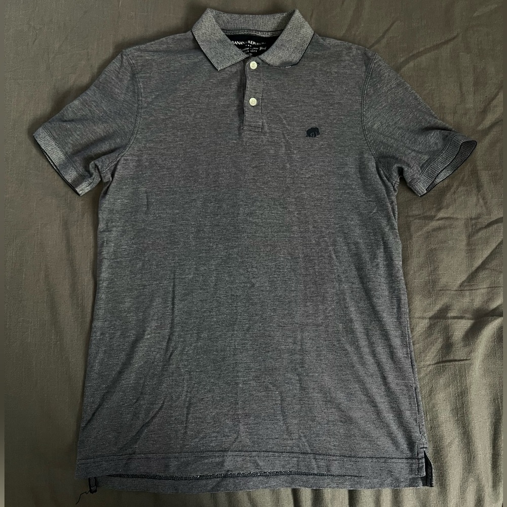 Banana republic blue polo